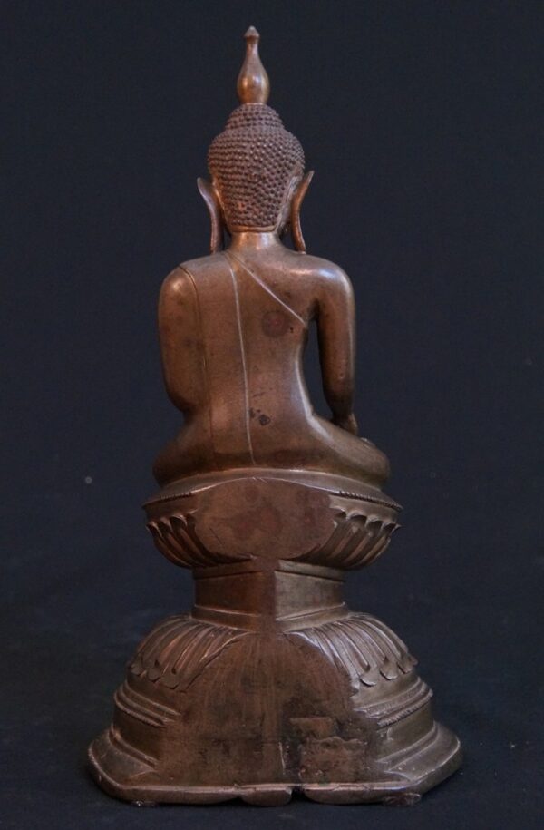 Antik Bronz Shan Buddha - Görsel 9