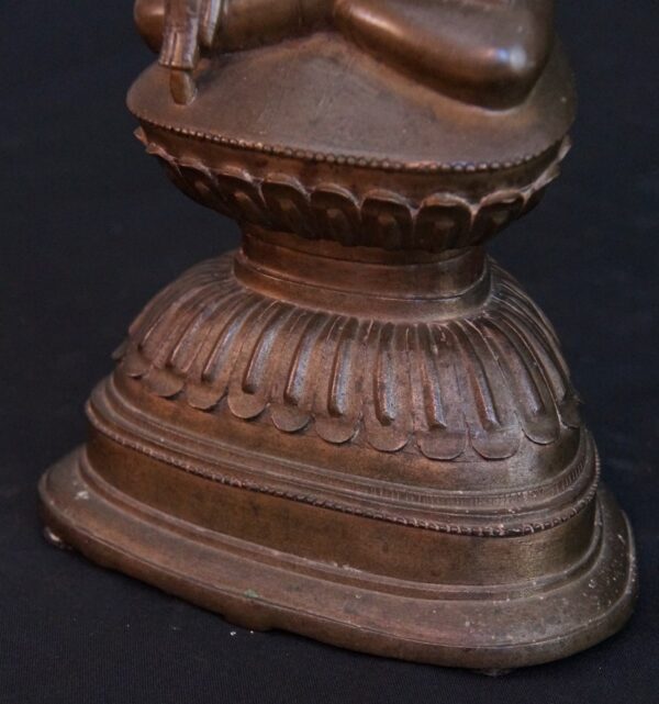 Antik Bronz Shan Buddha - Görsel 4