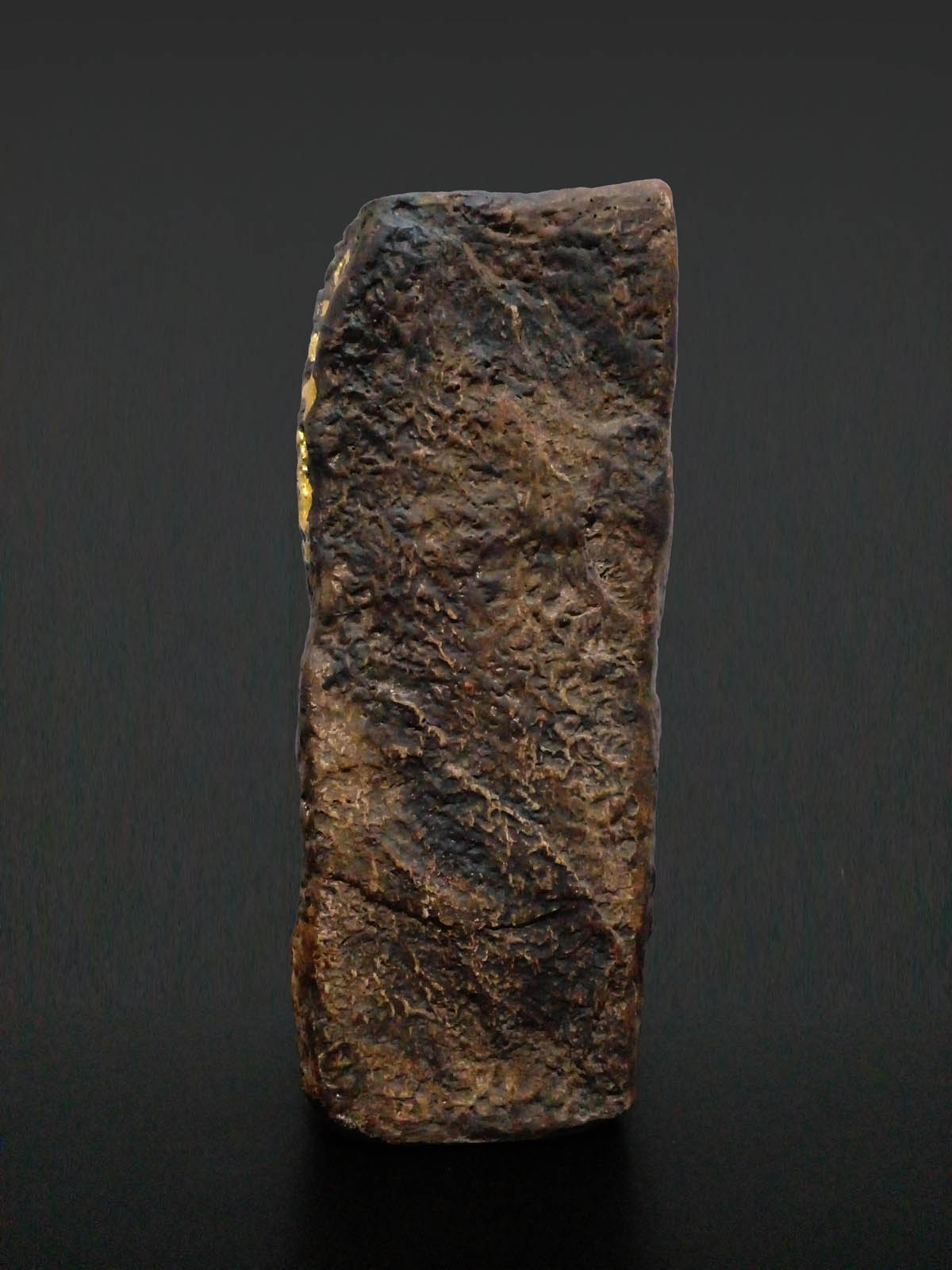 Om Mani Padme Hum Mantralı Buda mumluk, el boyama taş tozu dekoratif Buda heykeli, iki tealight mumluklu - Sol yandan görünüm