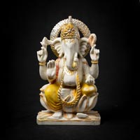 Hindu tanrı heykeli dekoratif ve kültürel sanat eseri