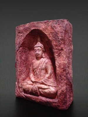 Lotus Pozisyonunda Meditasyon Yapan Buddha Mumluk